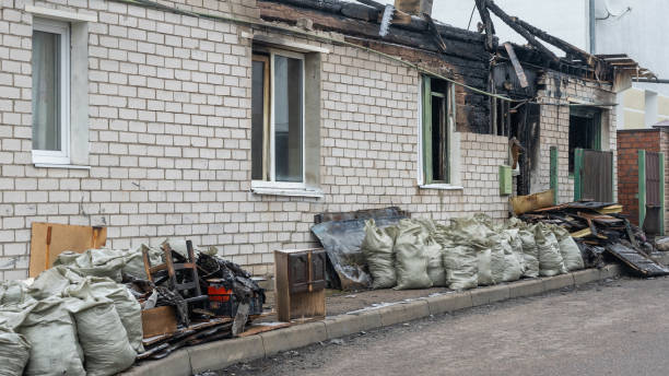 Professional Fire Damage Removal technician working in Woodbridge, VA